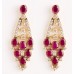 Gemstone gold Earring